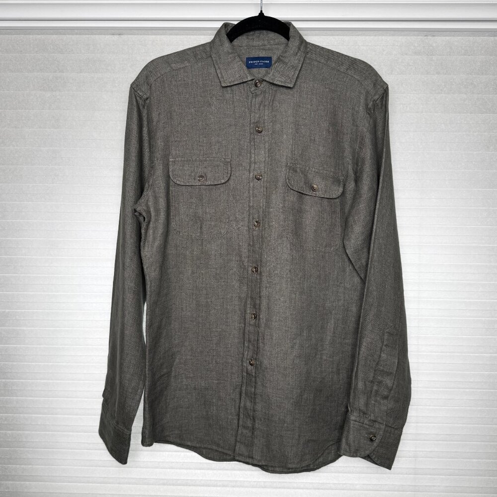Proper Cloth Men's Linen Shirt - Picture 5 of 5